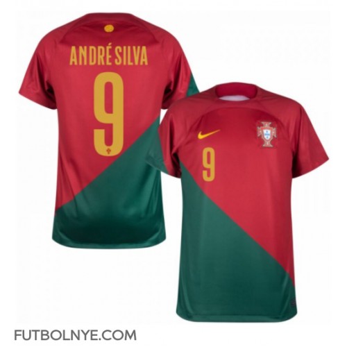 Camiseta Portugal Andre Silva #9 Primera Equipación Mundial 2022 manga corta
